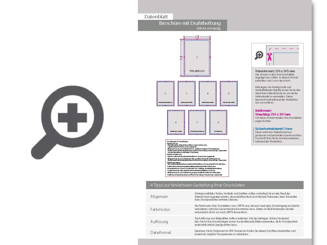 Product Bild brosch__re_mit_drahtheftung__endformat_din_a4__12-seitig