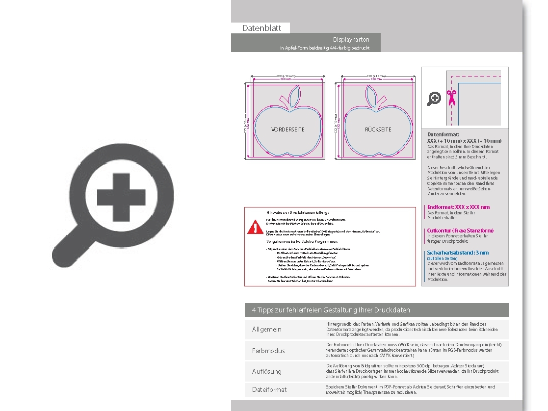 Product Bild displaykarton_in_apfel-form_konturgefr__st___beidseitig_4_4-farbig_bedruckt