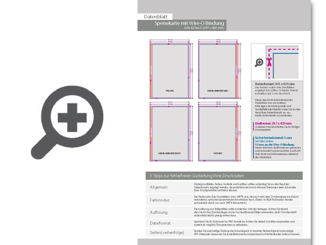 Product Bild speisekarte_mit_metall-spiralbindung__endformat_din_a3__28-seitig