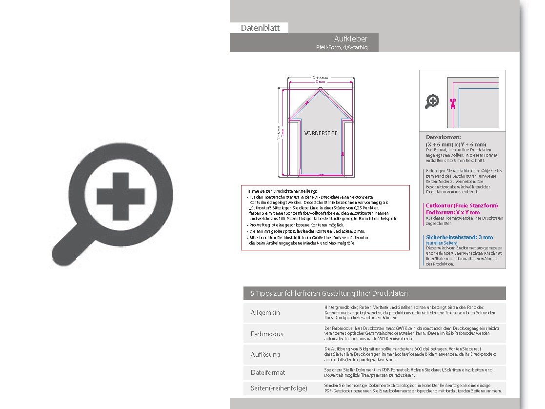Product Bild hochwertige_indoor-aufkleber_in_pfeil-form_bis_30_x_150_cm