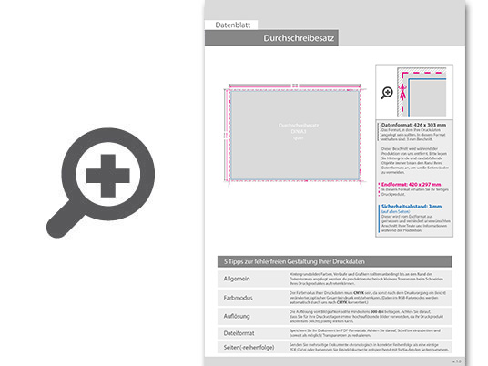 Product Bild durchschreibes__tze_din_a3_quer__6-fach__4_0-farbig__100_s__tze_je_block
