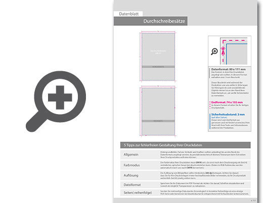 Product Bild durchschreibes__tze_din_a7_hoch__4-fach__4_1-farbig