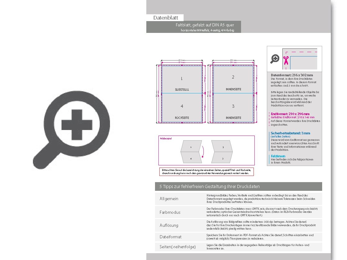 Product Bild faltblatt__gefalzt_auf_din_a5_quer__horizontaler_mittelfalz__4-seitig