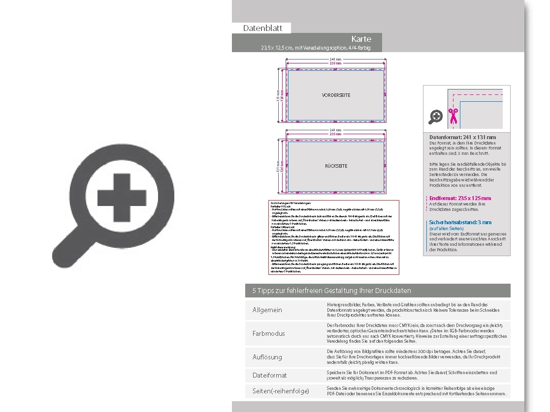 Product Bild postkarte__23_5_x_12_5_cm__mit_allen_veredelungskombinationen